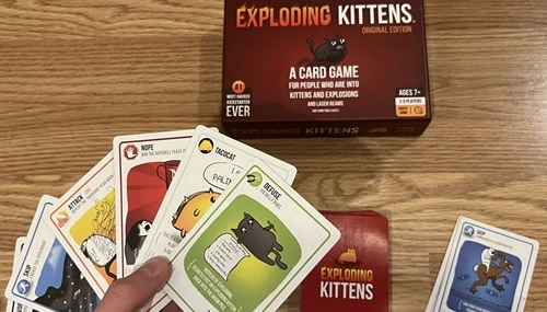Exploding Kittens card game