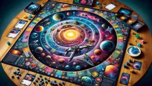 Galaxy Pioneers board game